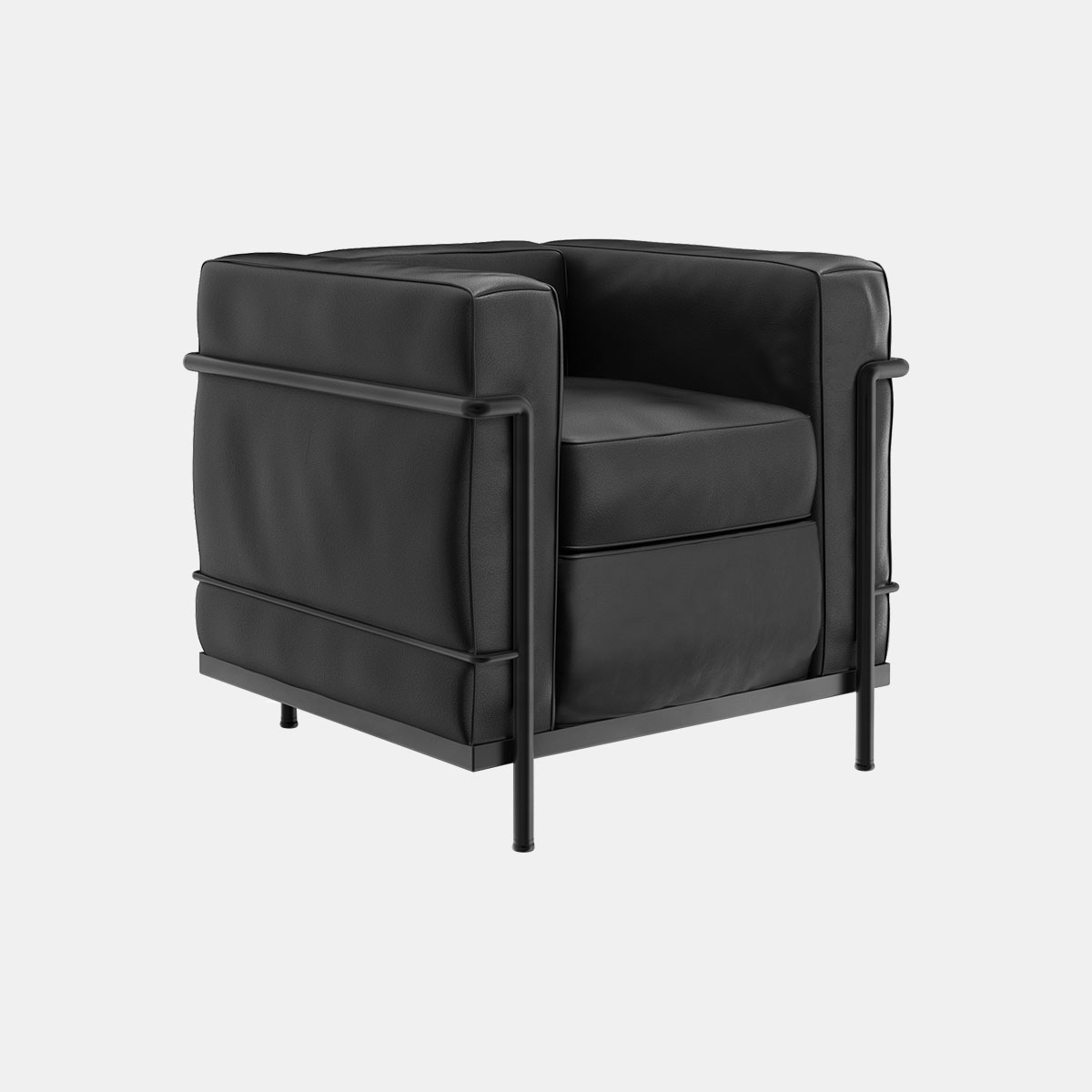 cassina-le-corbusier-lc2-leder-scozia-grafiet-staal-mat-zwart-001shop cassina-le-corbusier-lc2-leder-scozia-grafiet-staal-mat-zwart-001shop