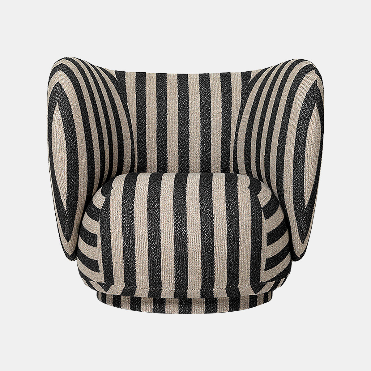 ferm-living-rico-lounge-chair-swivel-louisiana-sand-black-001shop ferm-living-rico-lounge-chair-swivel-louisiana-sand-black-001shop